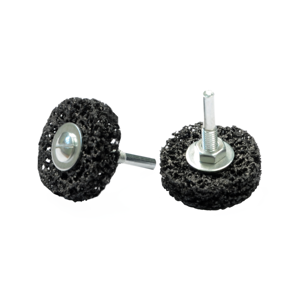 Круги зачистные коралловые со съемной оправкой